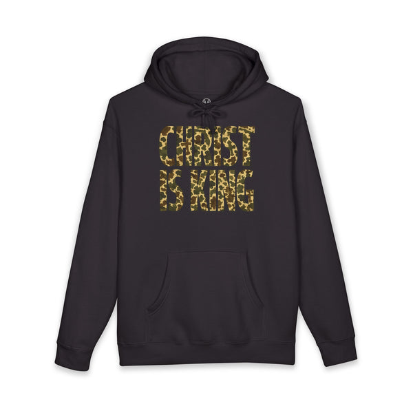 Christ Is King | Original Camo Hoodie | Blackout Core | Nine2 Outdoors