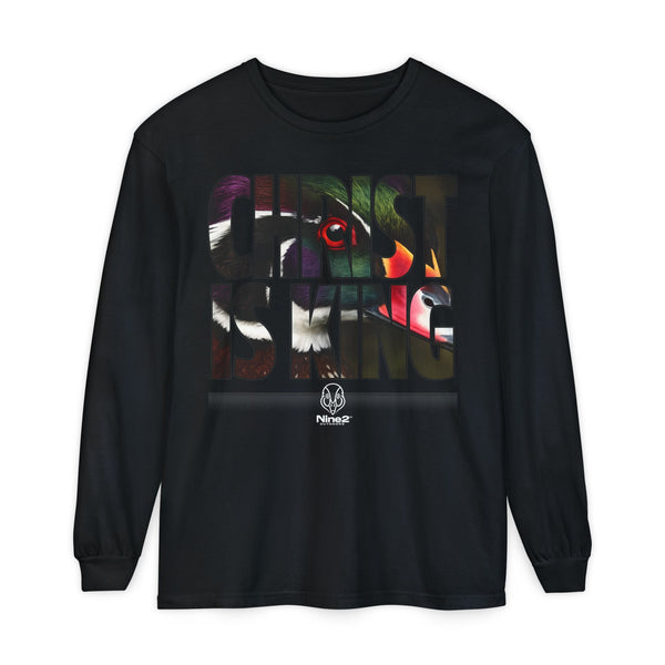 Christ Is King | Wood Duck Long Sleeve | Blackout Core | Mascot | Nine2 Outdoors