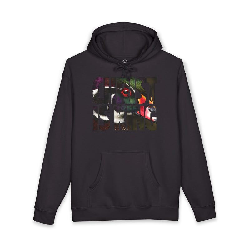 Christ Is King | Wood Duck Hoodie | Blackout Core | Mascot | Nine2 Outdoors