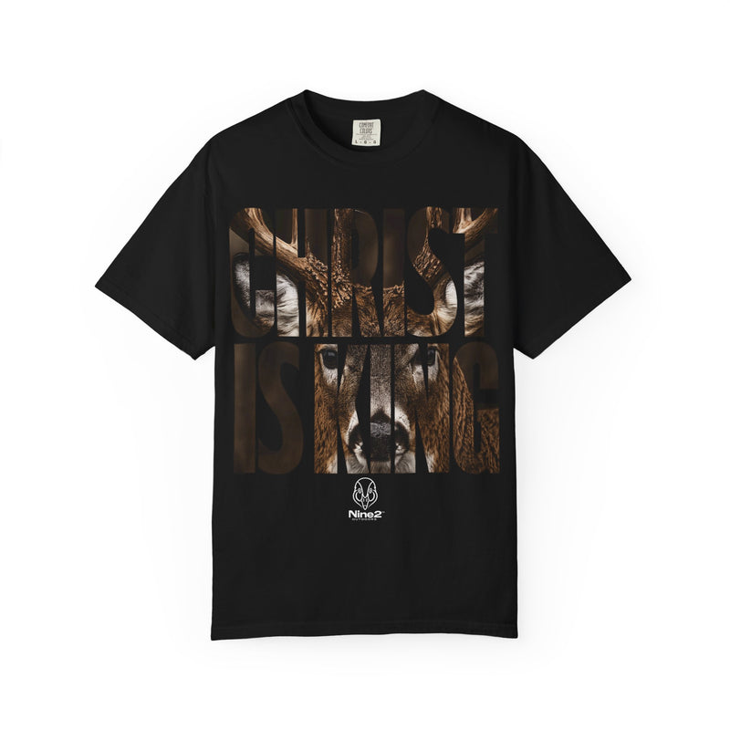 Christ Is King | Whitetail Tee | Blackout Core | Nine2 Outdoors