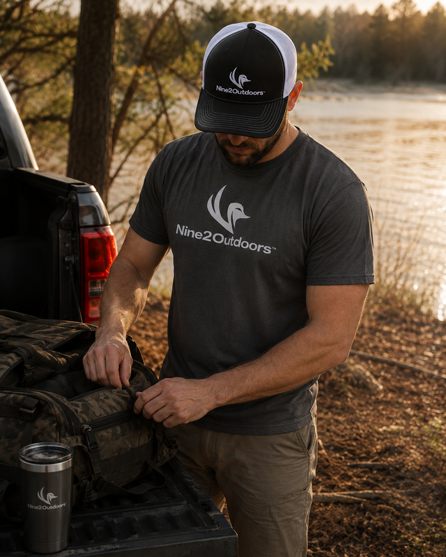 Nine2 Outdoors Logo Tee | Christian Hunting and Fishing Shirt