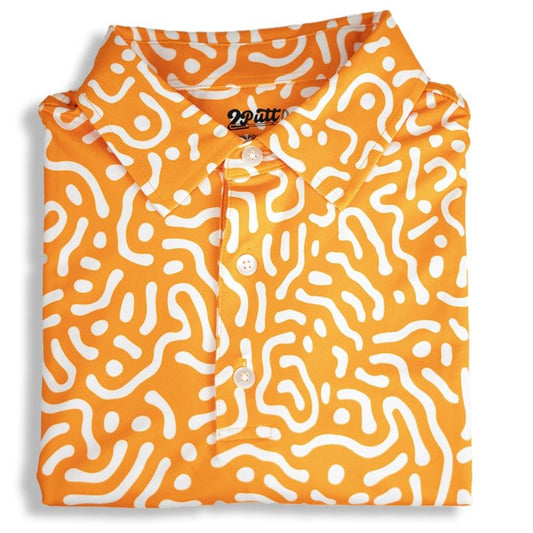 Wrong Fairway men's performance golf polo